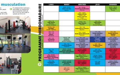 PLANNING DES COURS 2025/2026